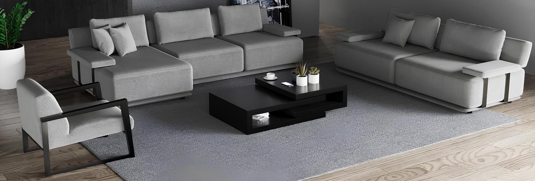 Sofa-Set für das Wohnzimmer Prägnantes Design, maximale Gemütlichkeit