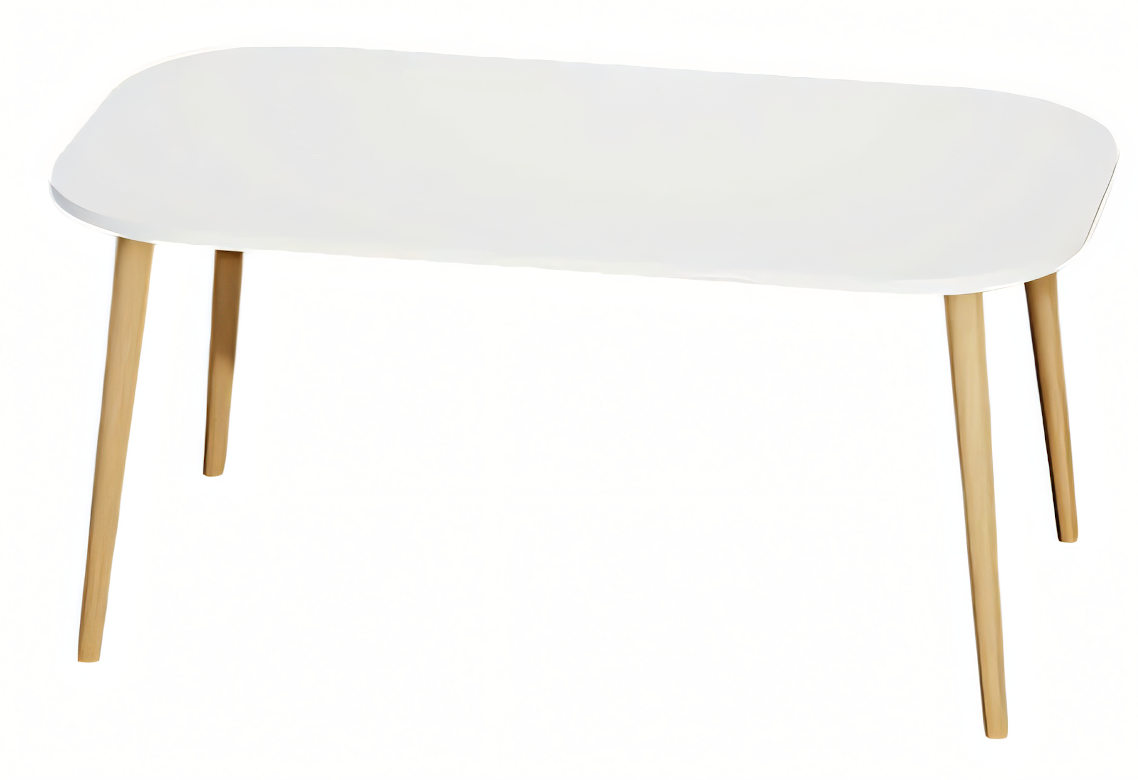 Moderner weißer Couchtisch aus Holz