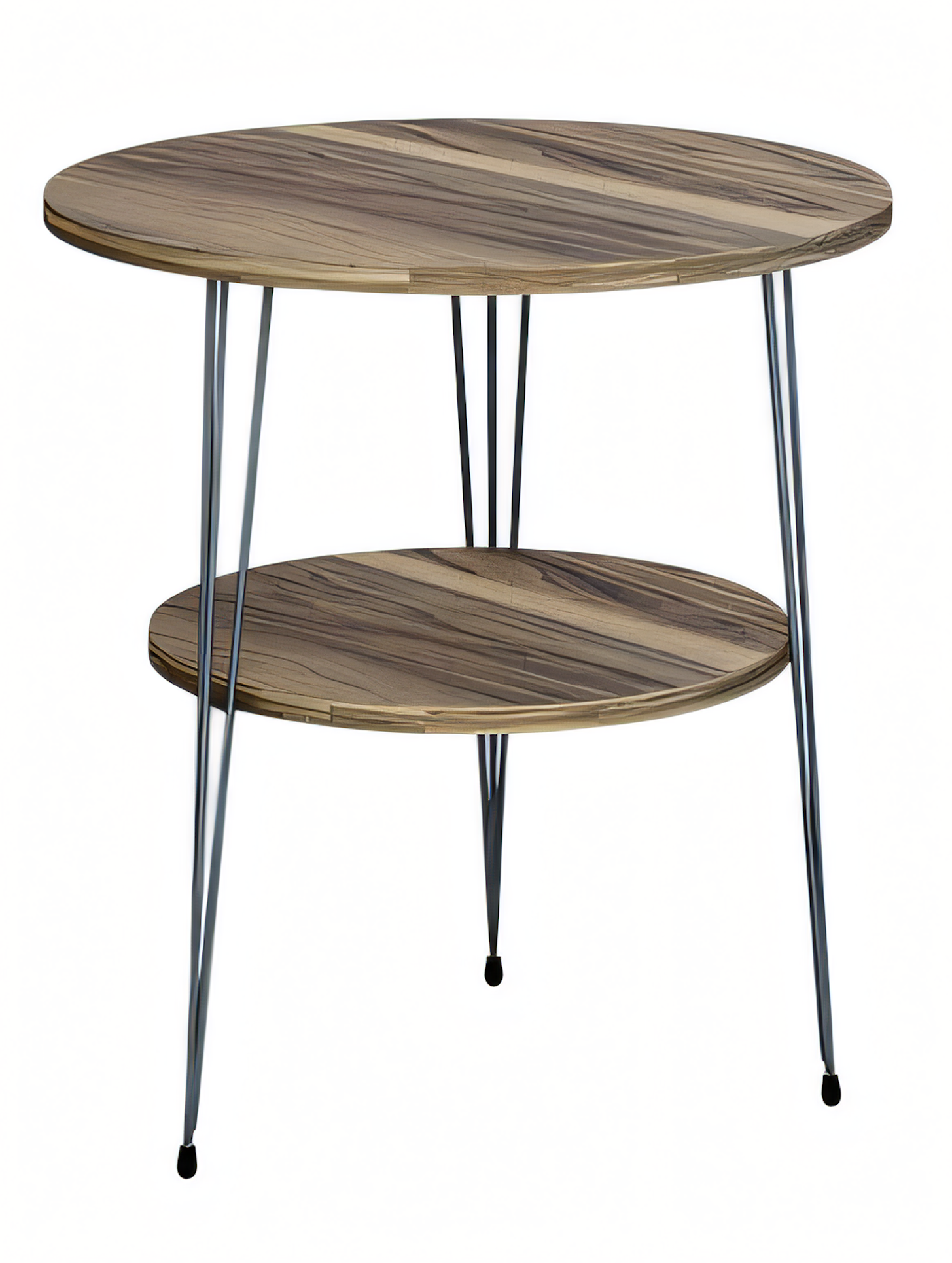 Beistelltisch aus Metall in Braun modern eleganter Wohnstil