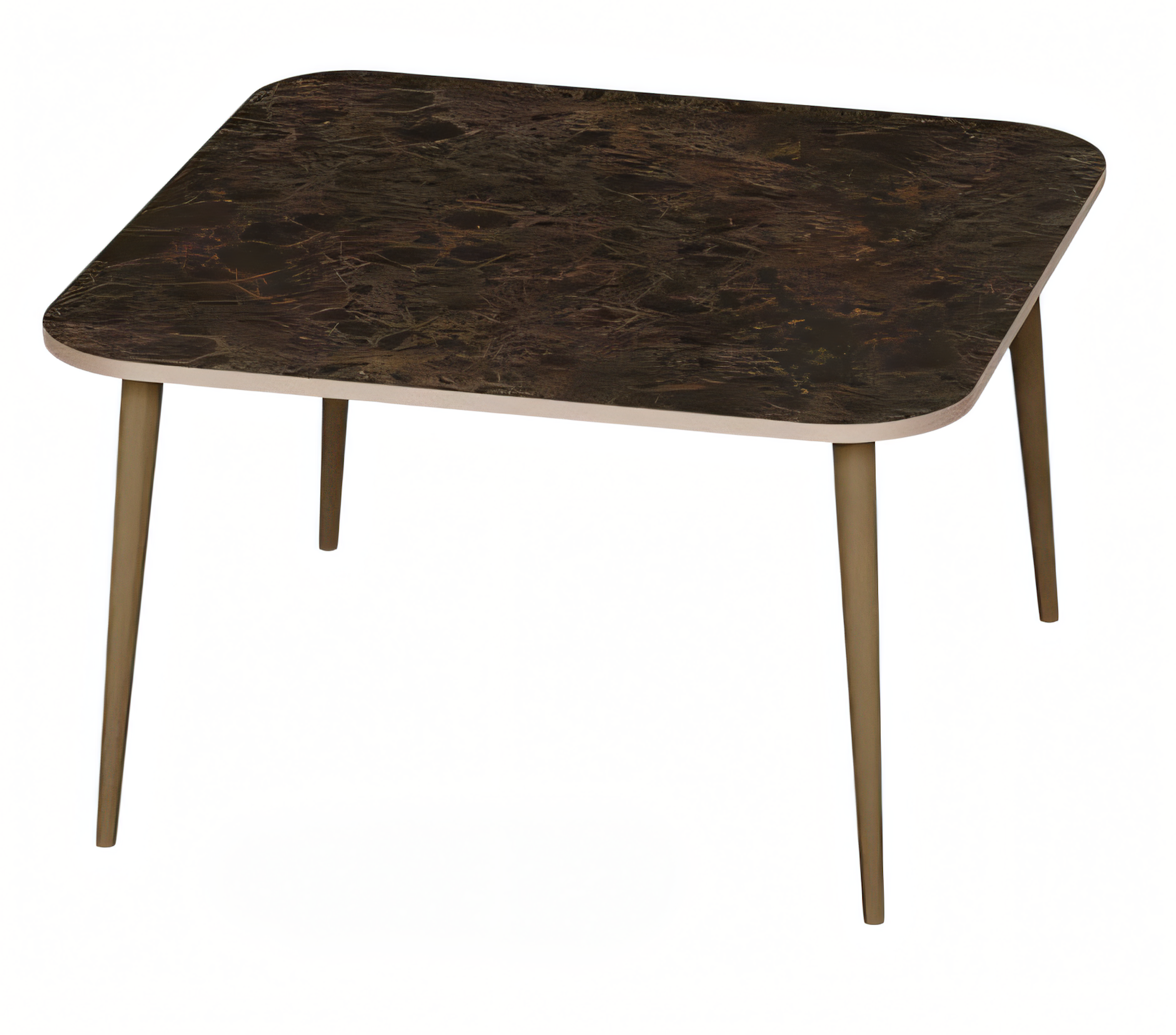 Couchtisch aus Holz in Braun modern eleganter Wohnzimmertisch