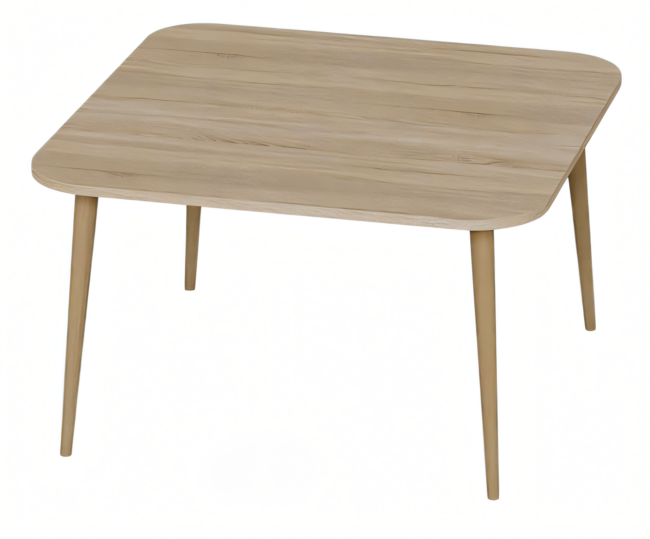 Eleganter brauner Holztisch im modernen Design