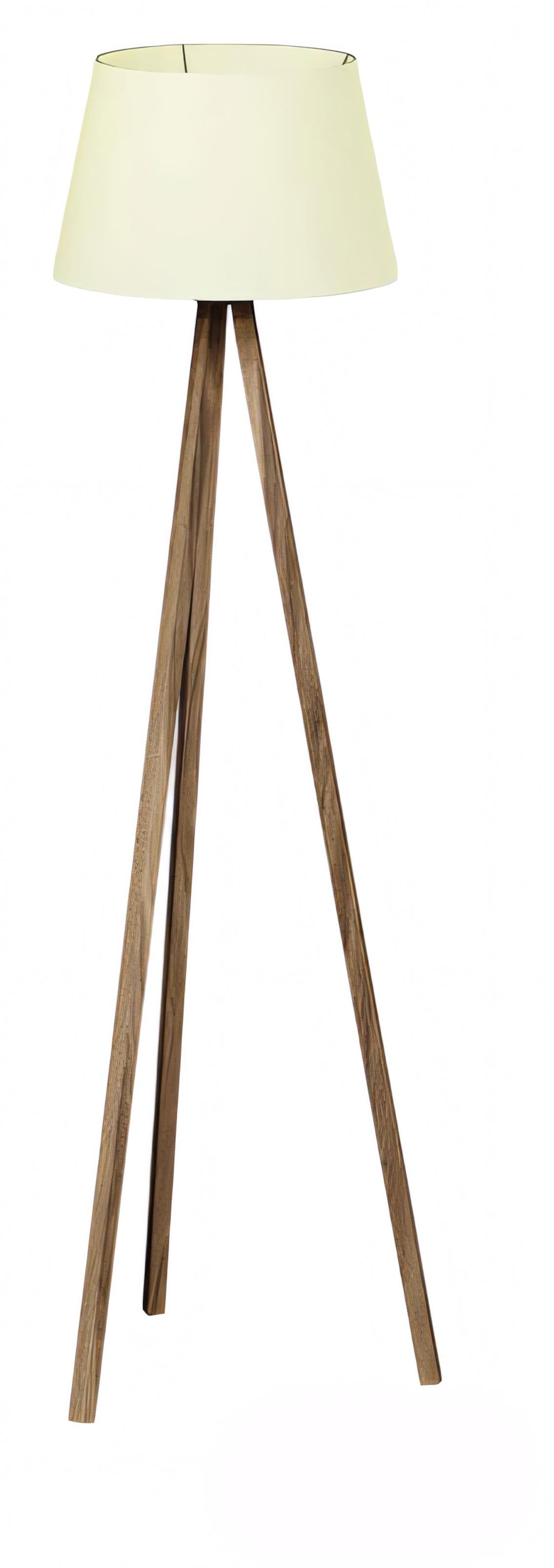 Moderne weiße Holz Stehlampe elegant für Wohnzimmer Schlafzimmer Büro