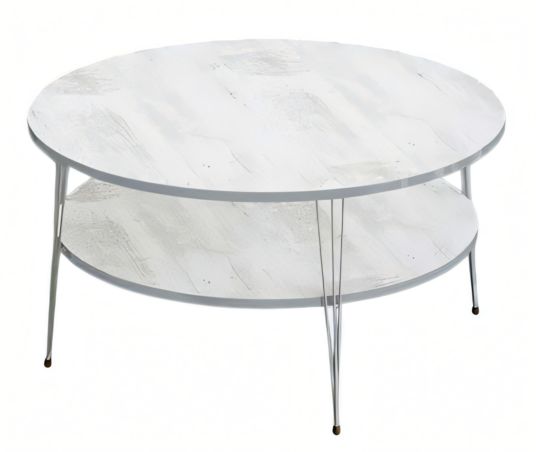 Eleganter weißer Couchtisch aus Holz mit modernem Design