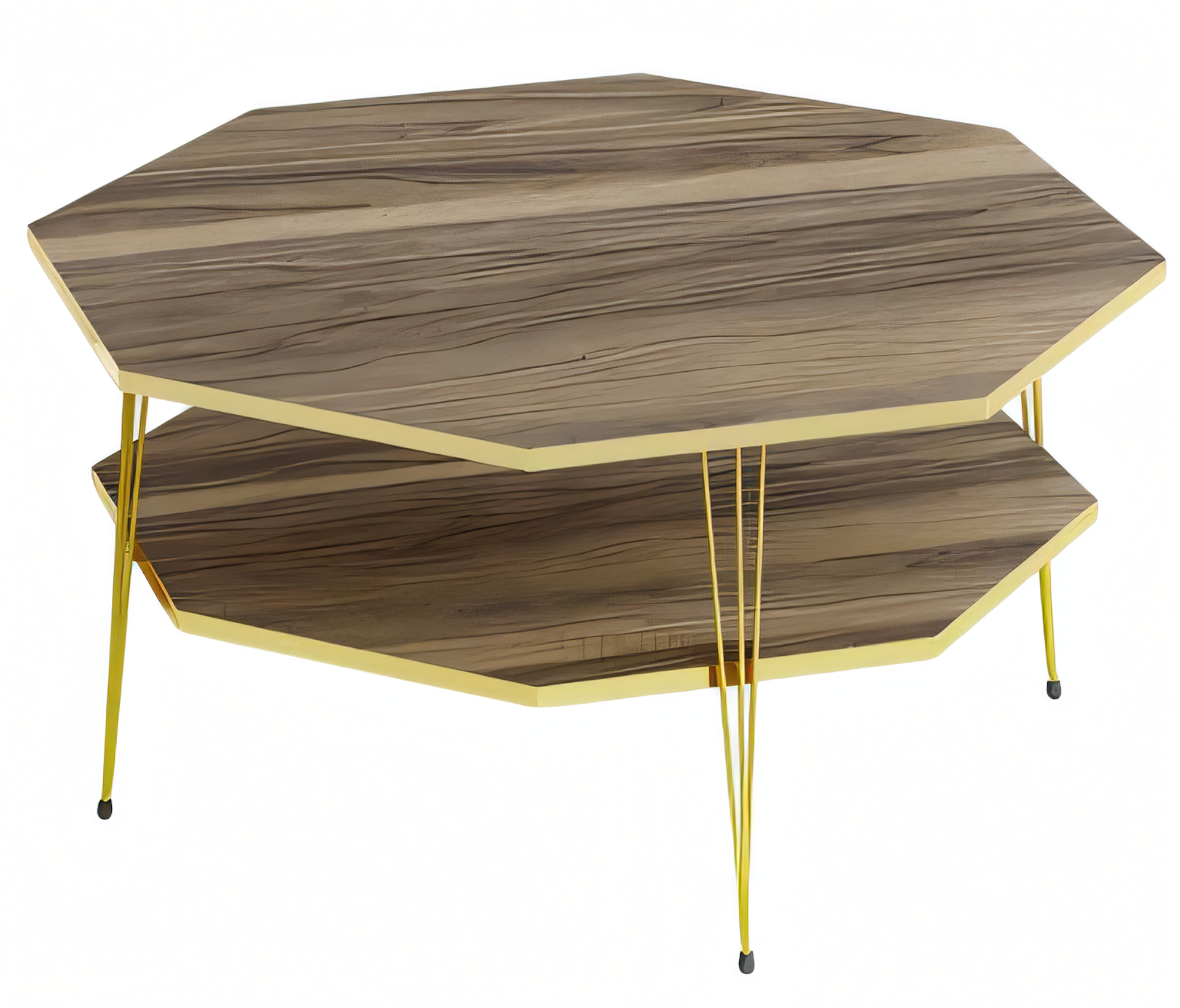 Moderner Couchtisch aus Holz in Braun