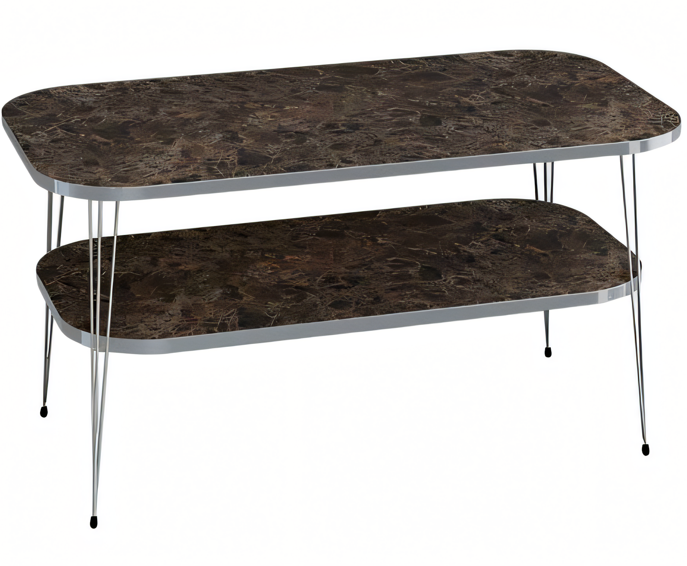 Eleganter brauner Couchtisch aus Holz für modernes Wohnzimmer