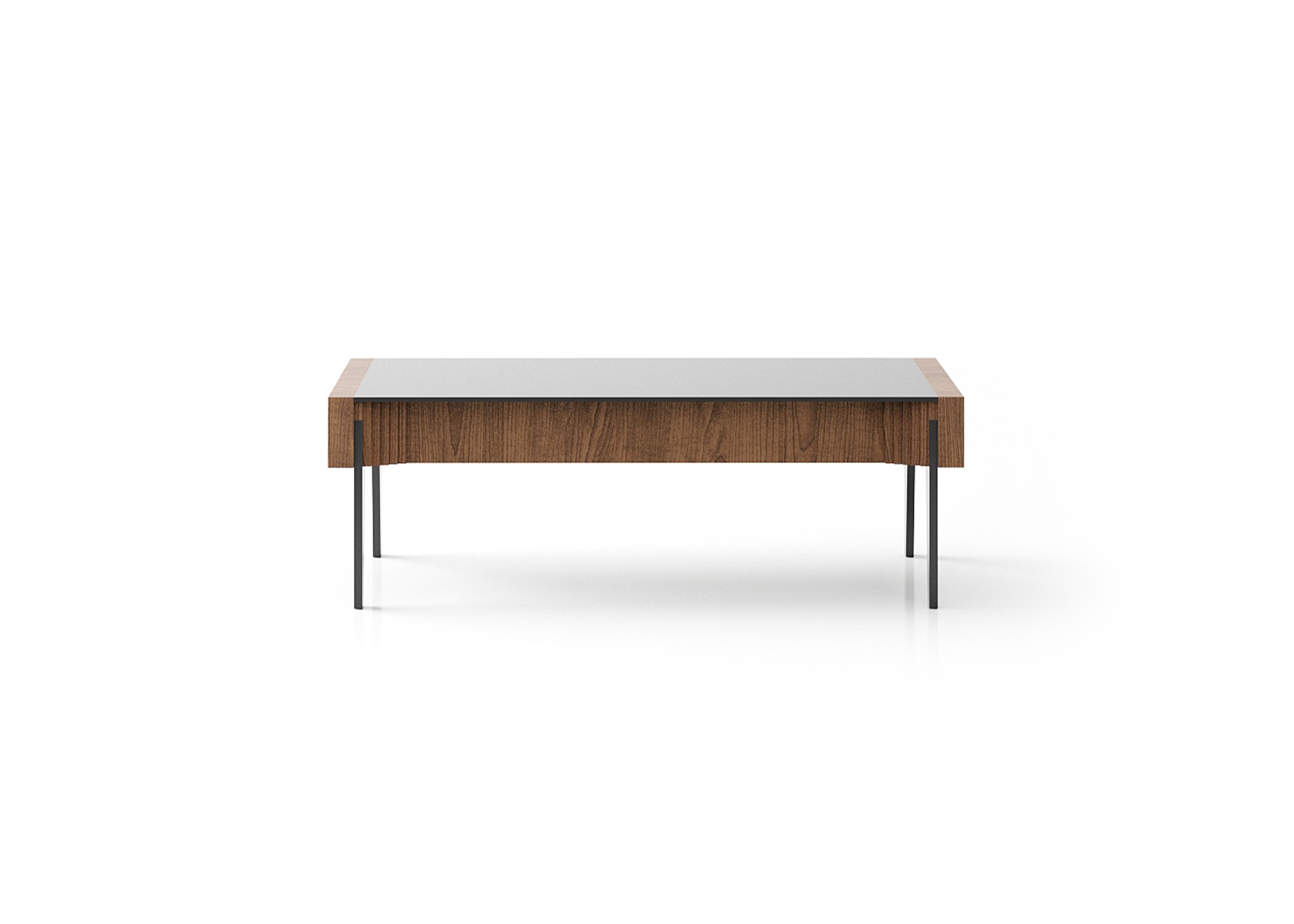 Eleganter brauner Couchtisch aus Holz für modernes Wohnzimmer