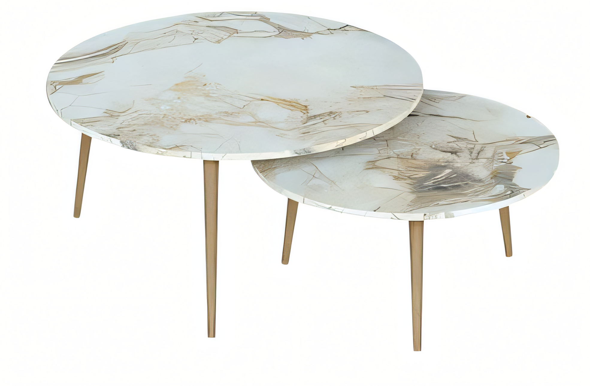 Mehrfarbige Holz-Beistelltische im modernen Stil, langlebig