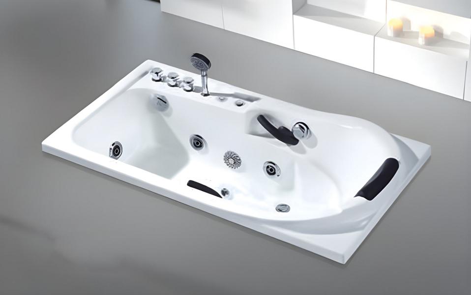 Einbauwanne Whirlwanne Hydromassagewanne Luxuswanne Komfortwanne 170x85 cm