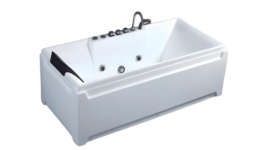 Designwanne Whirlpool Wellnesswanne Acrylwanne Komfortwanne Wanne 141x77 cm