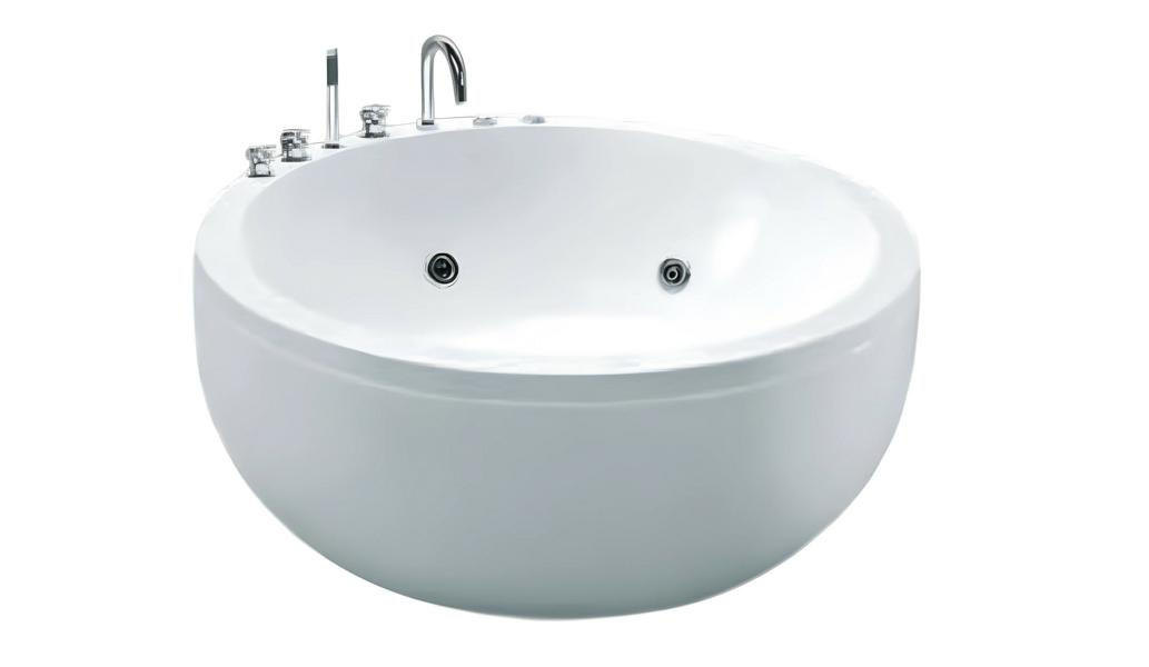 Designwanne Whirlpool Raumsparwanne Acrylwanne Komfortwanne Wanne 155x155 cm