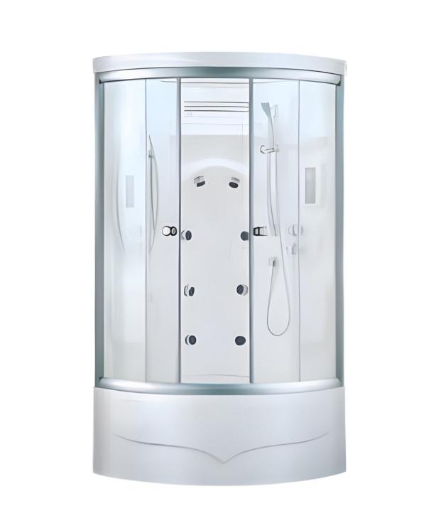 Duschkabine Glasdusche Duschabtrennung Komfortdusche Glaskabine 93x93 cm