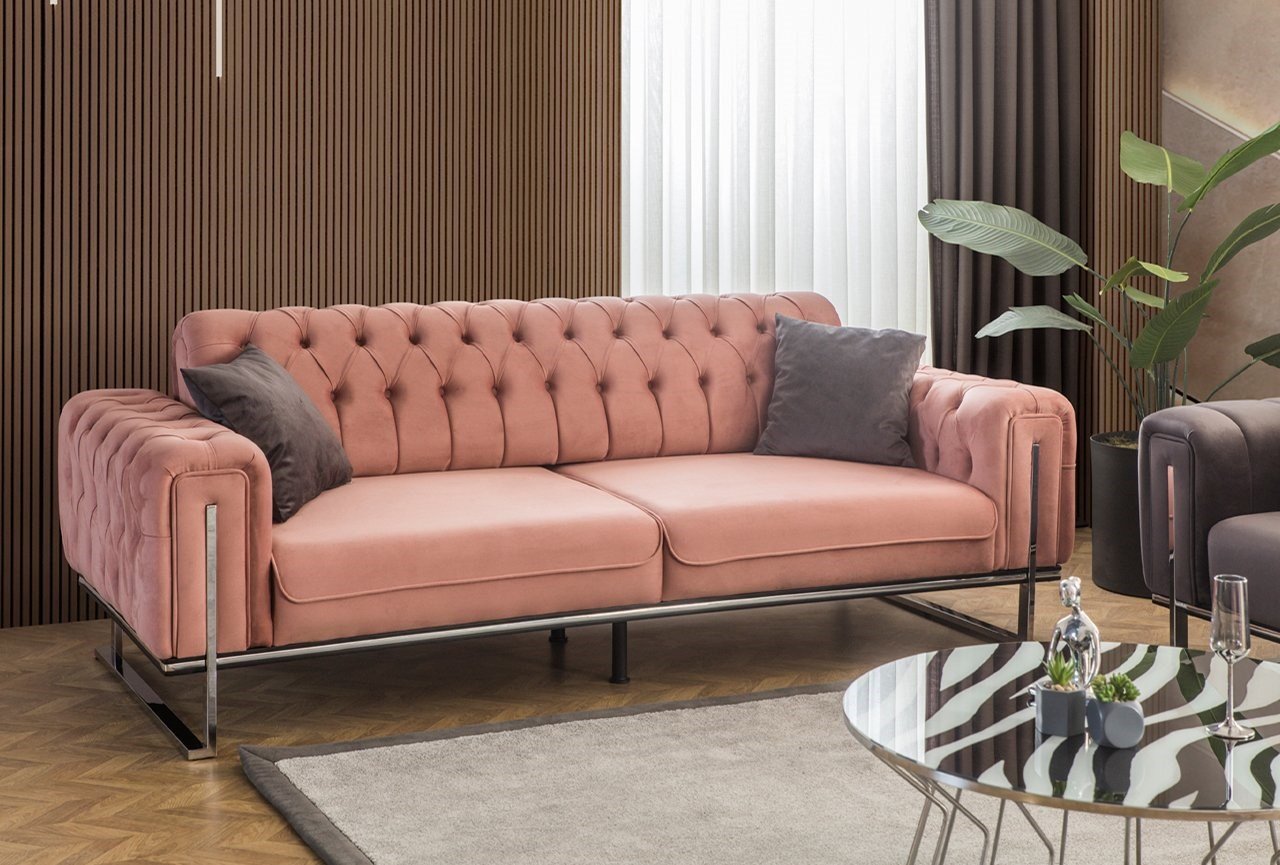 Modernes, stilvolles Sofa  Trendiger Akzent im Interieur