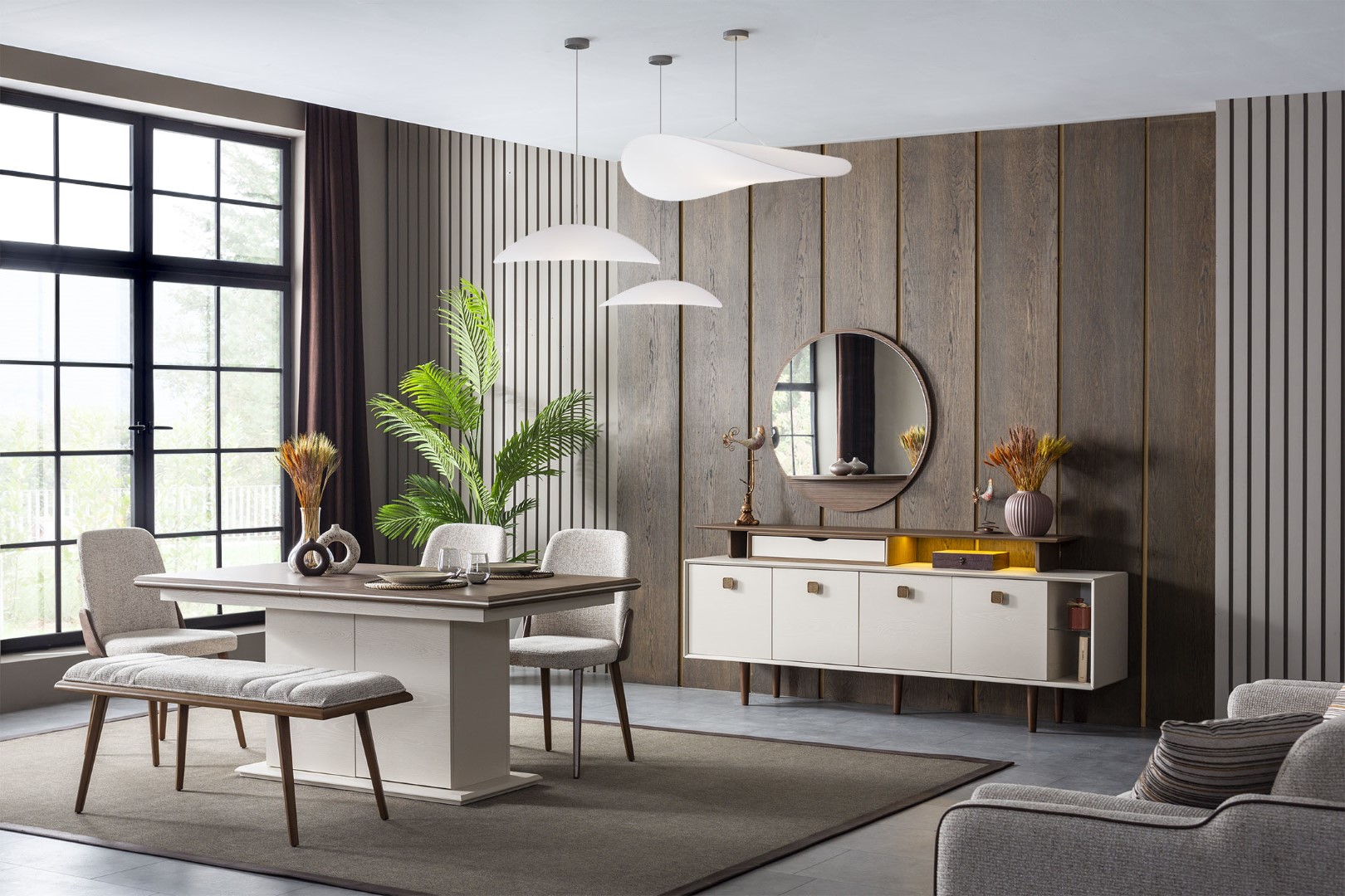 Modernes Esszimmer für ein stilvolles Zuhause Gemütlichkeit und Schlichtheit