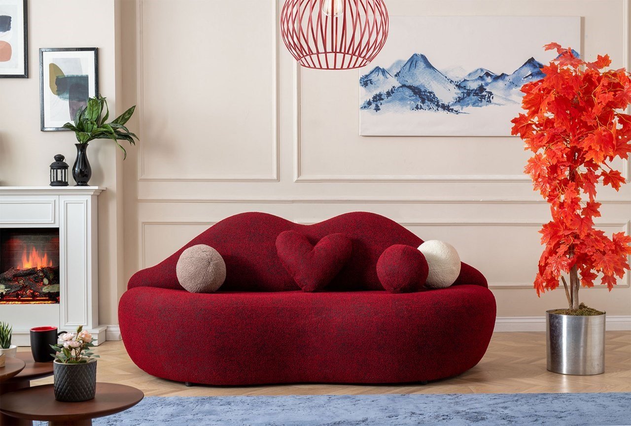 Sofa in modernem, stilvollem Design für Gemütlichkeit im Raum