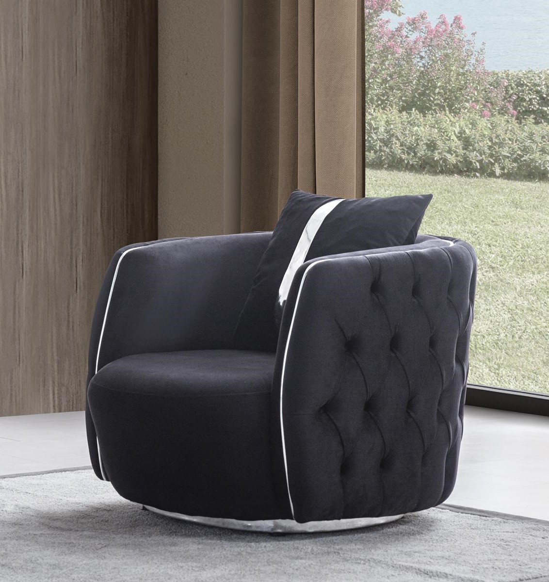 Moderner Sessel Ästhetik, Komfort und Bequemlichkeit