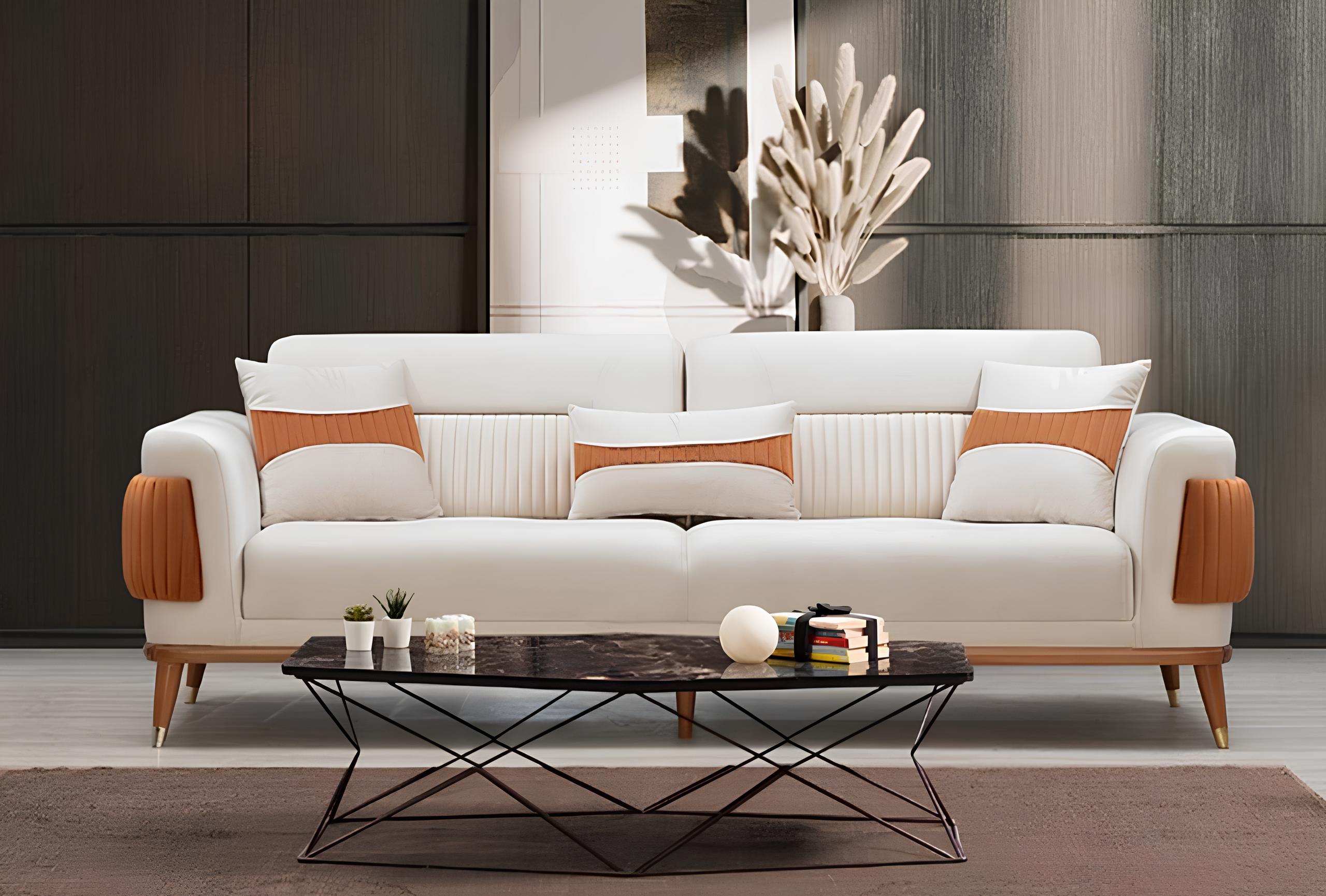 Sofa in stilvollem Design Moderner Minimalismus und Komfort