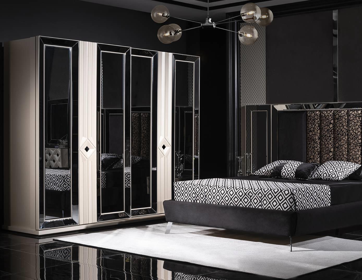 Modern Kleiderschrank Luxus Schrank Holz Schlafzimmer Möbel Design Weiß