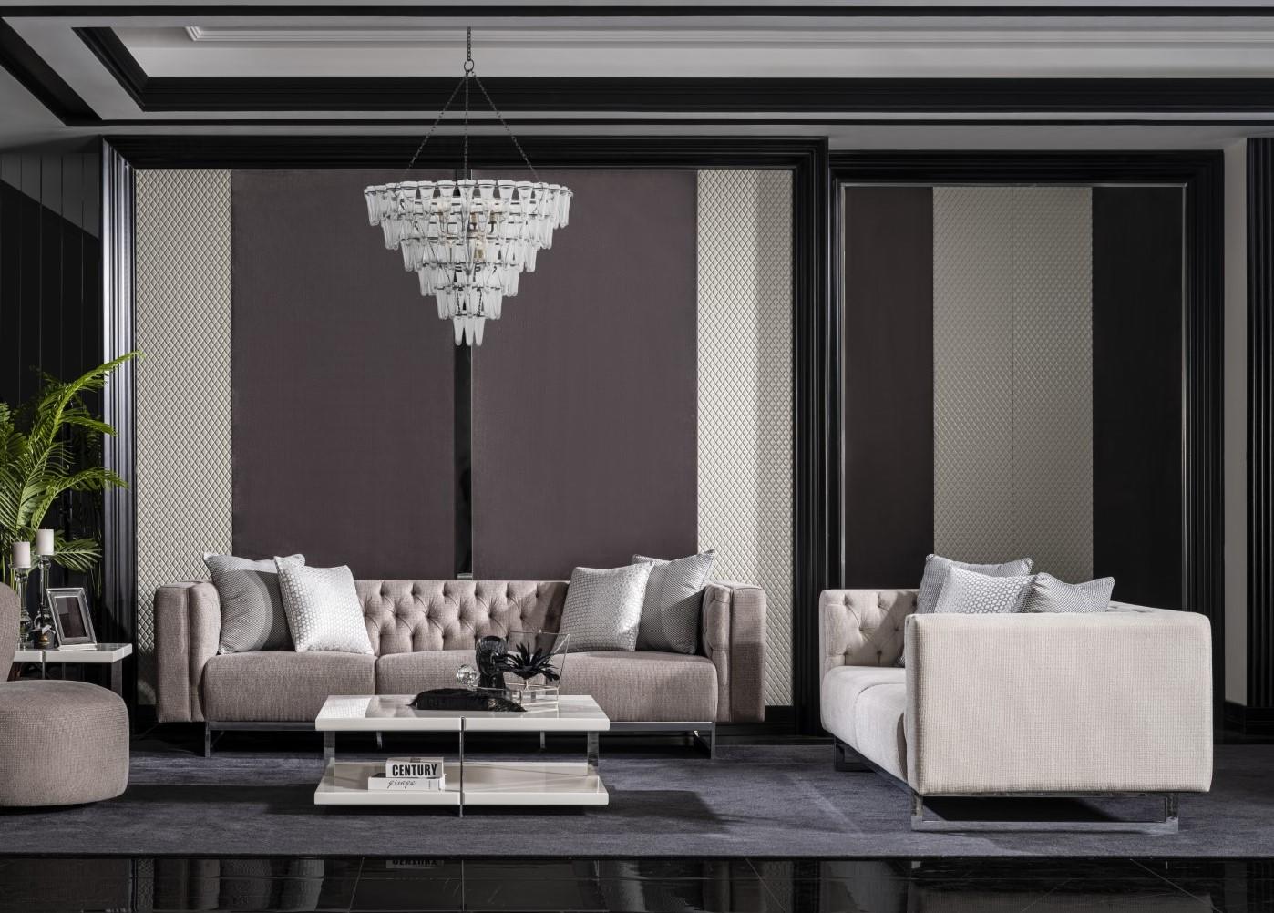 Sofagarnitur 4 3 Sitzer Set Design Sofa Polster Couchen Couch Modern