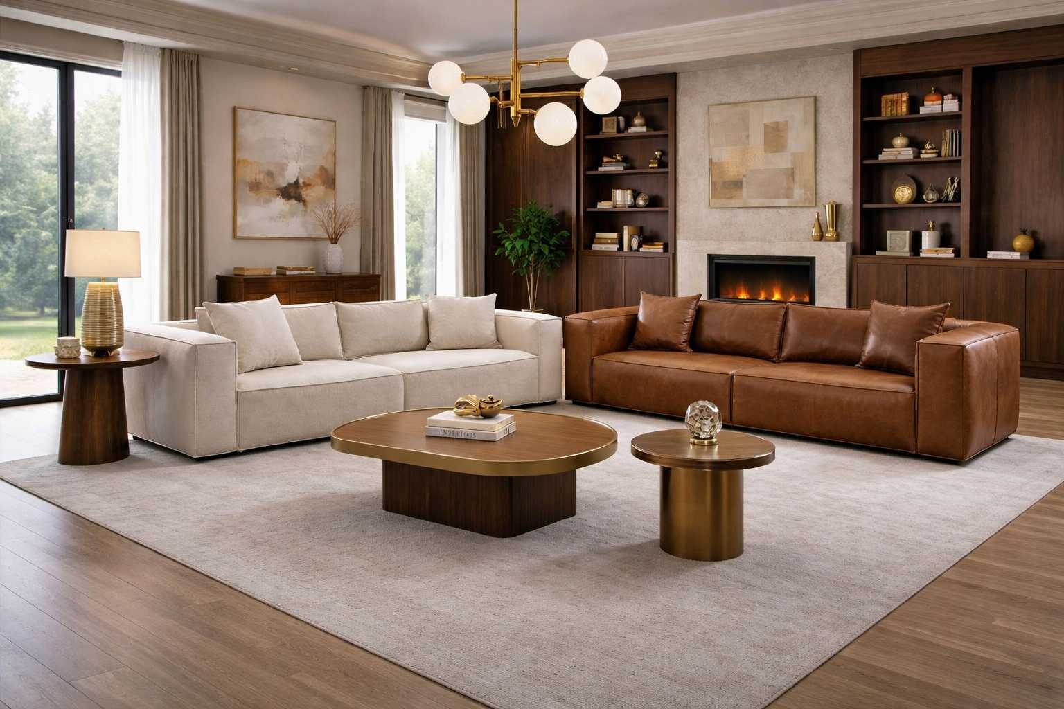 Elegante Couchgarnitur Ledersofas Designer Wohnzimmer Ledercouchen