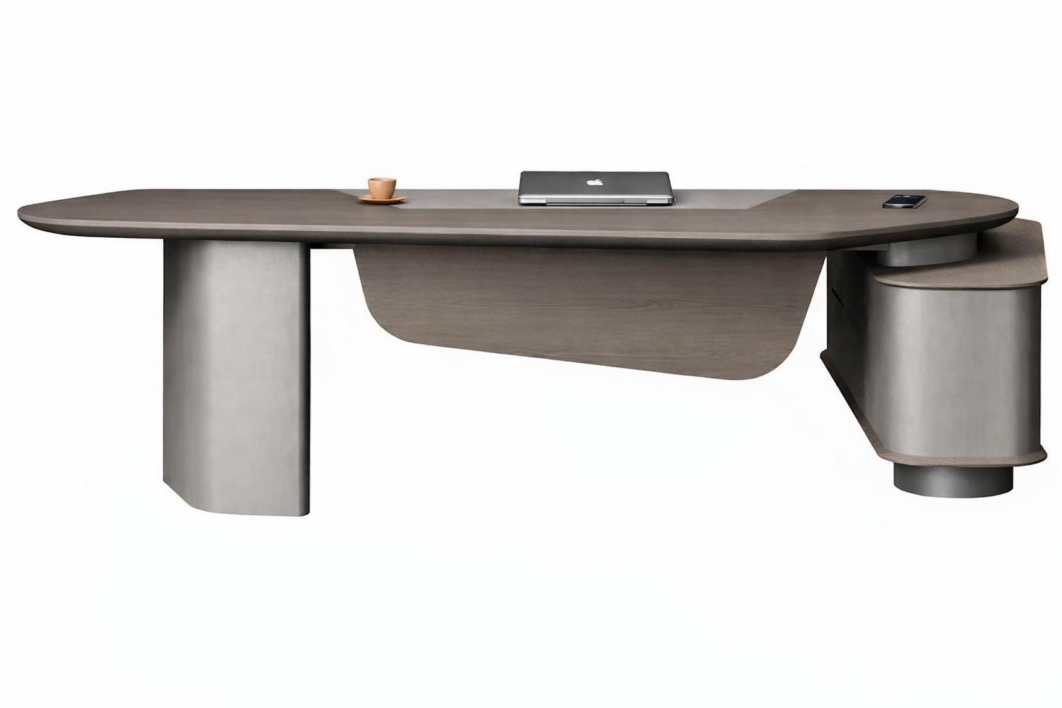 Eleganter Chefschreibtisch mit modernem Design und viel Stauraum