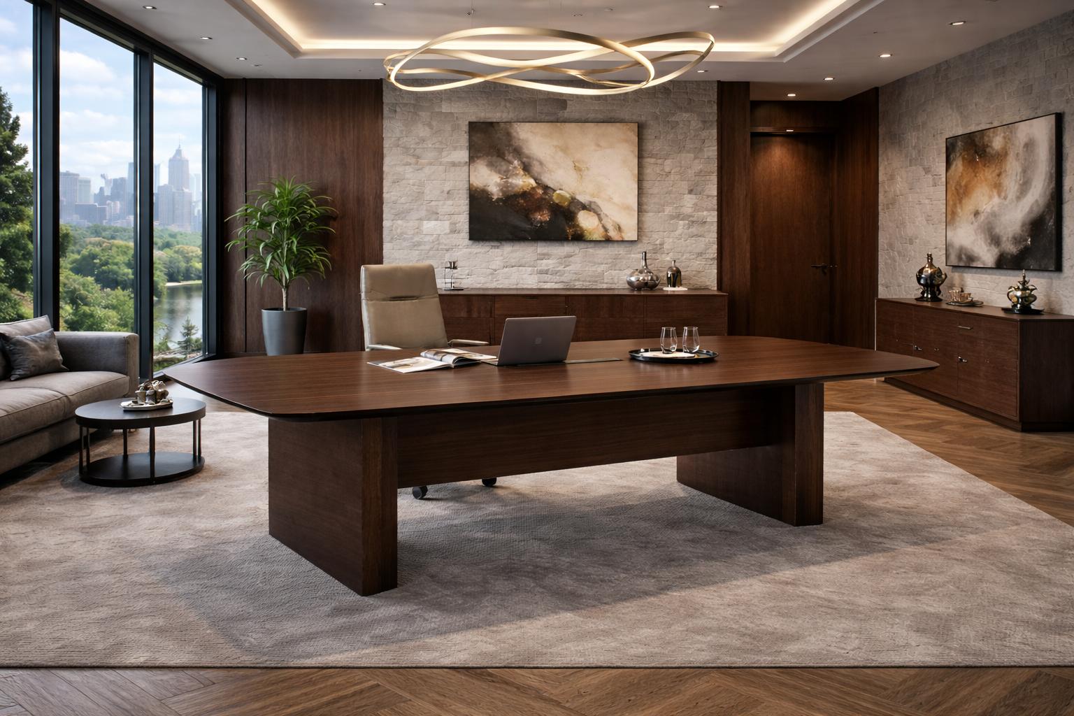 Eleganter Schreibtisch aus Holz für Ihr modernes Büroambiente stilvolle Möbel