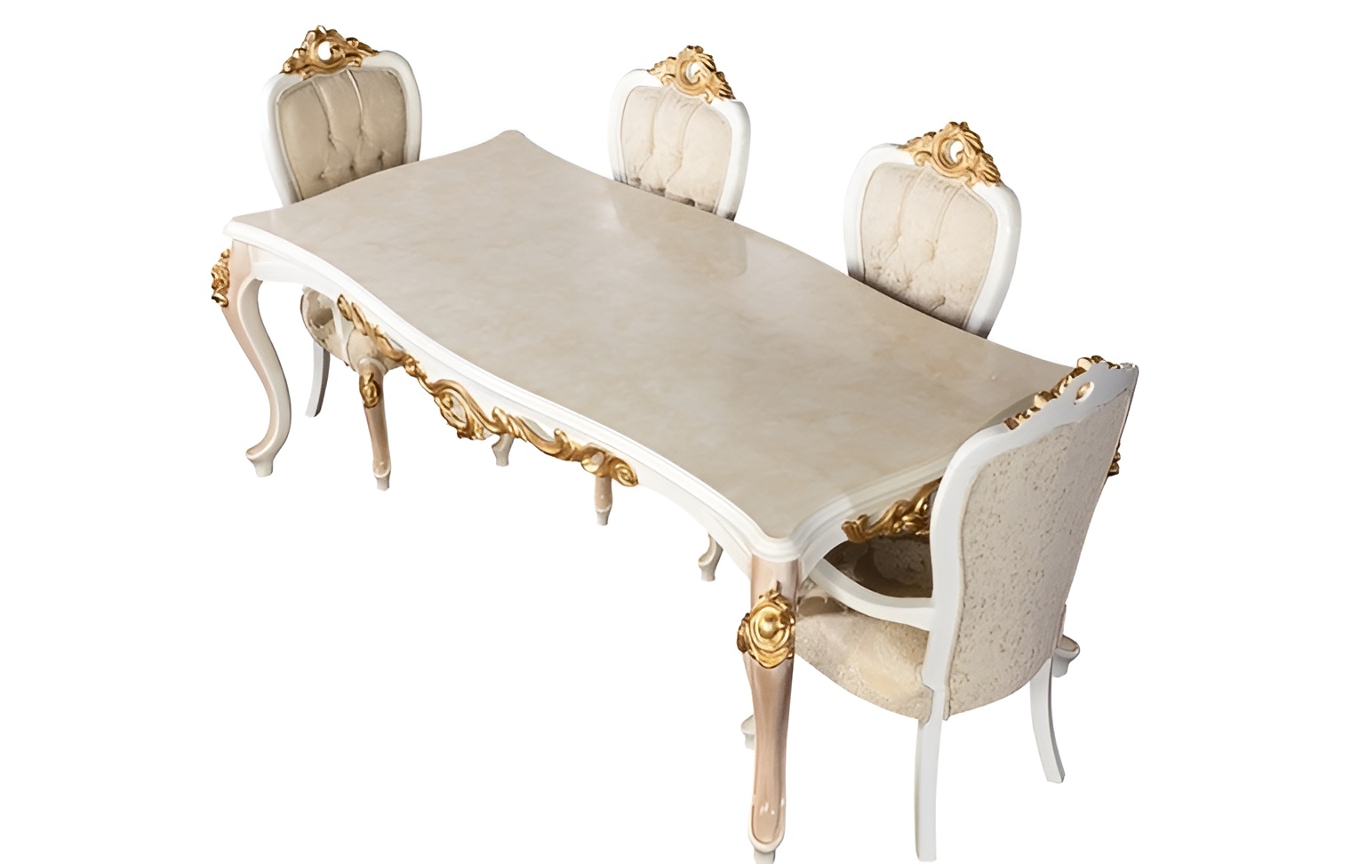 Eleganter Esstisch im klassischen Stil für stilvolle Esszimmerräume