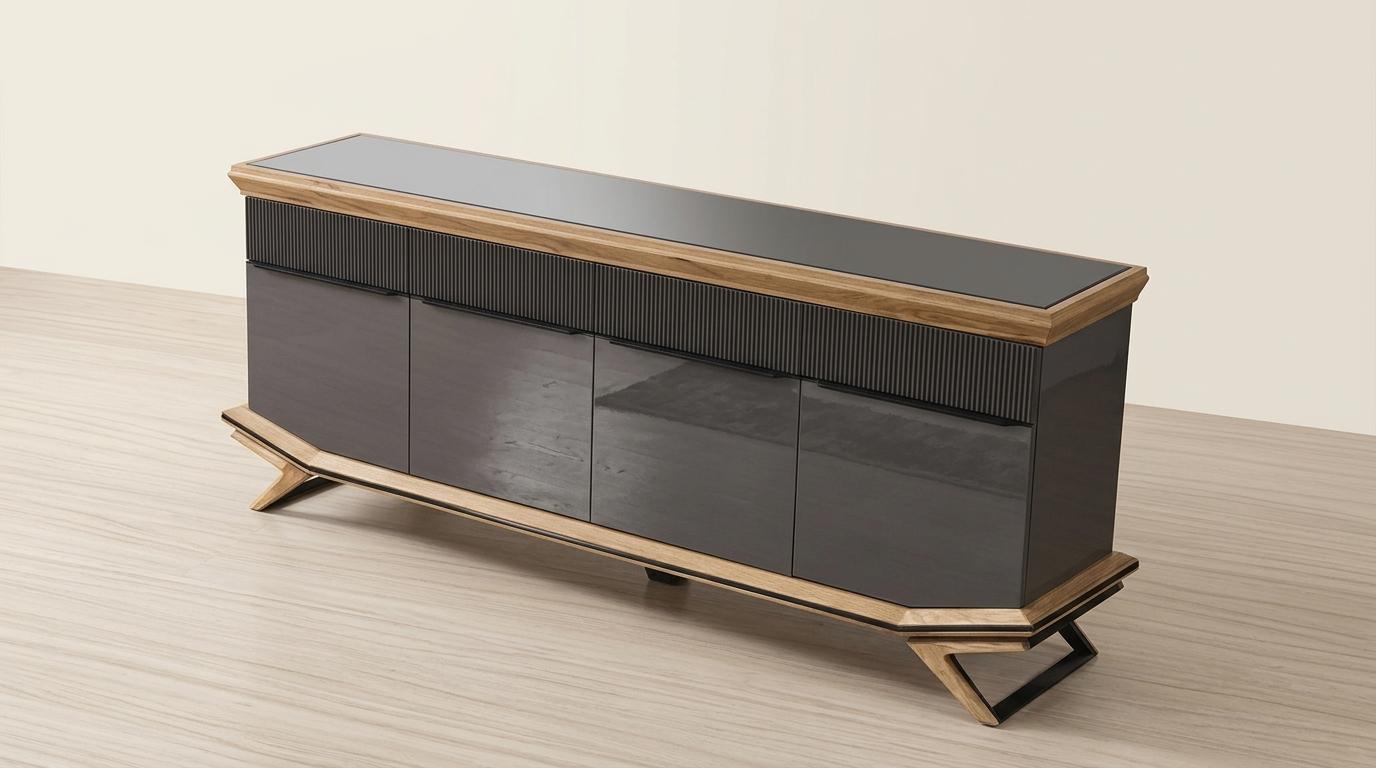 Konsole Stil modern Farbe schwarz neu bequem praktisch Wohnzimmer