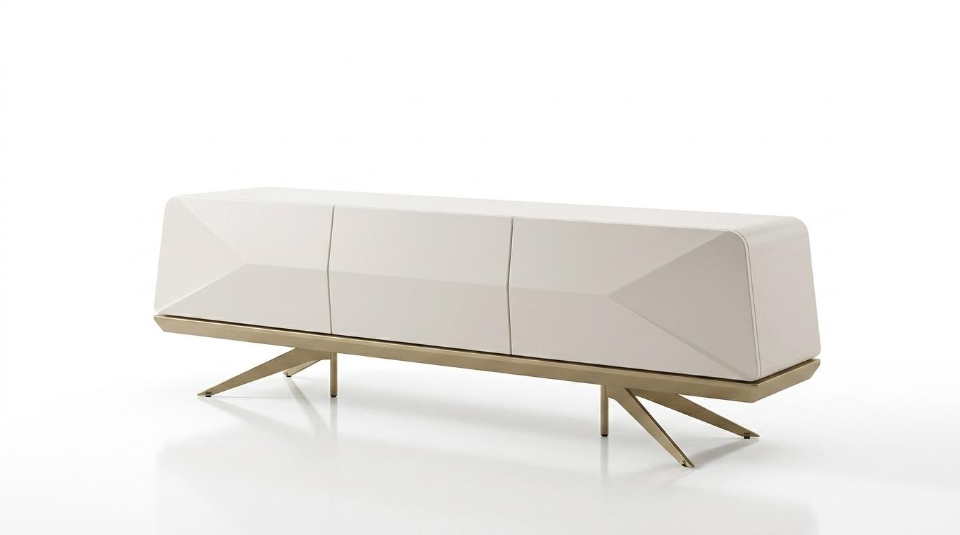 Unterblock Stil modern Farbe weiß neu Wohnzimmer bequem praktisch