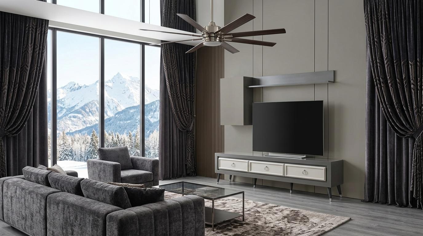 TV board Wandregal Wohnzimmer Stil modern grau praktisch komfortabel