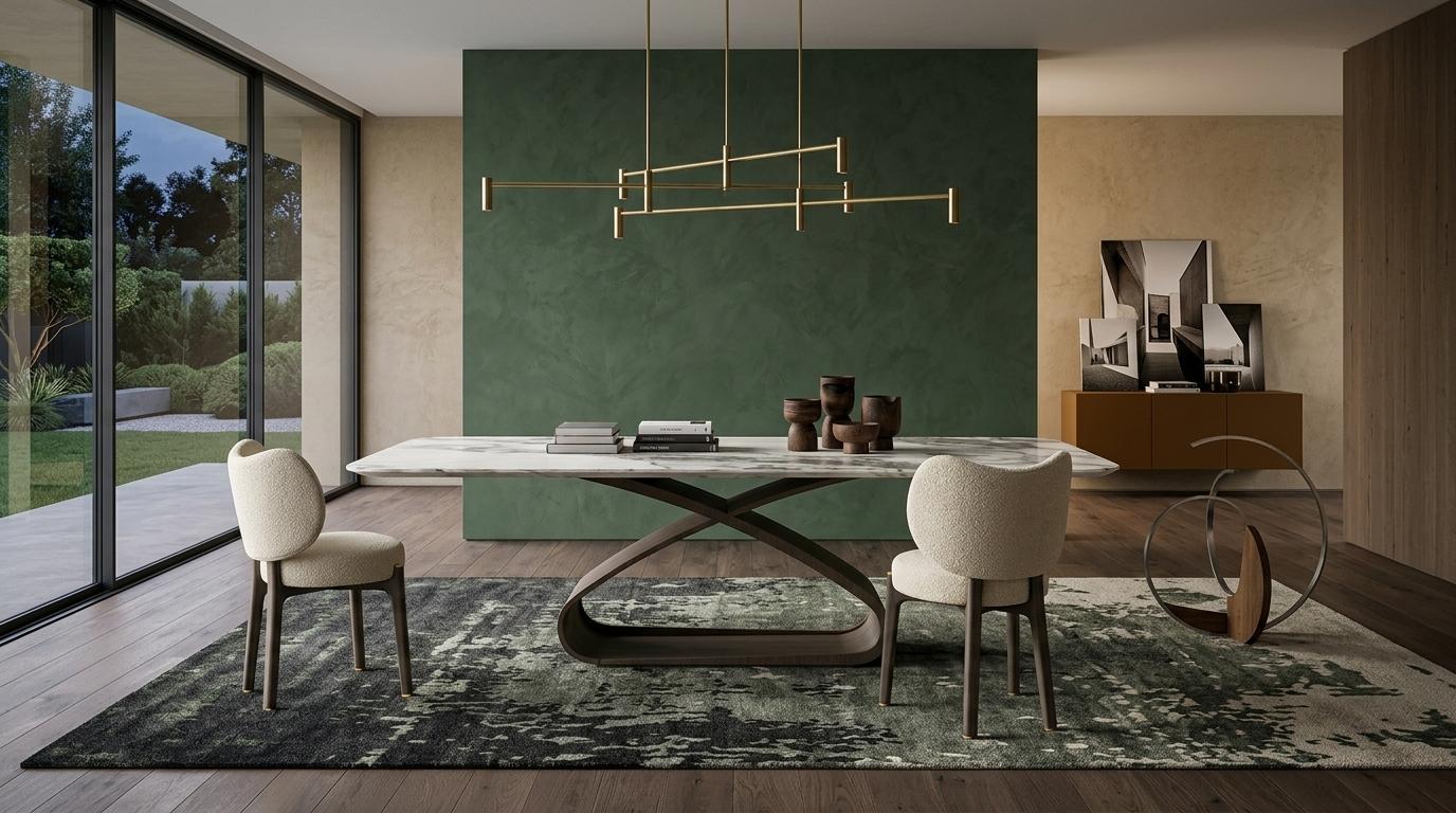 Esstisch 2x Stühle Esszimmer Stil modern weiß rechteckig bequem praktisch