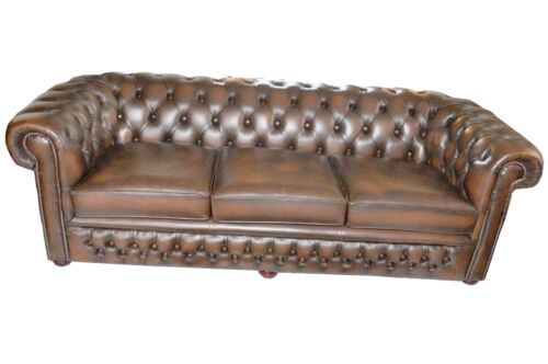 Chesterfield 3+2+1 Ledersofa Sofagarnitur Polster Couch Garnitur NAPOLI