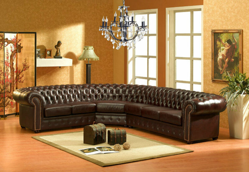 Ecksofa Sofa Couch Polster Ecke Garnitur Sofas Couchen Ledersofa