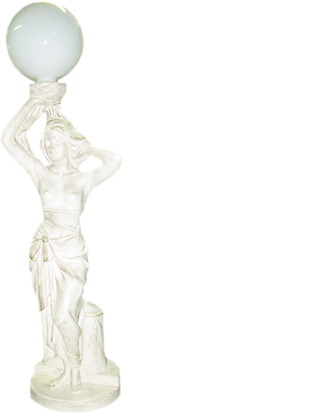 Antike Stil Figur Stehlampe Standleuchte Lampe Lampen Lebensgroß