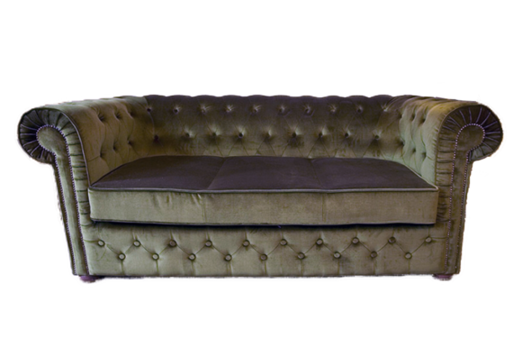 Chesterfield Samt Textil Sofa Couch Sofa Designer Garnitur Polster Sofas Neu