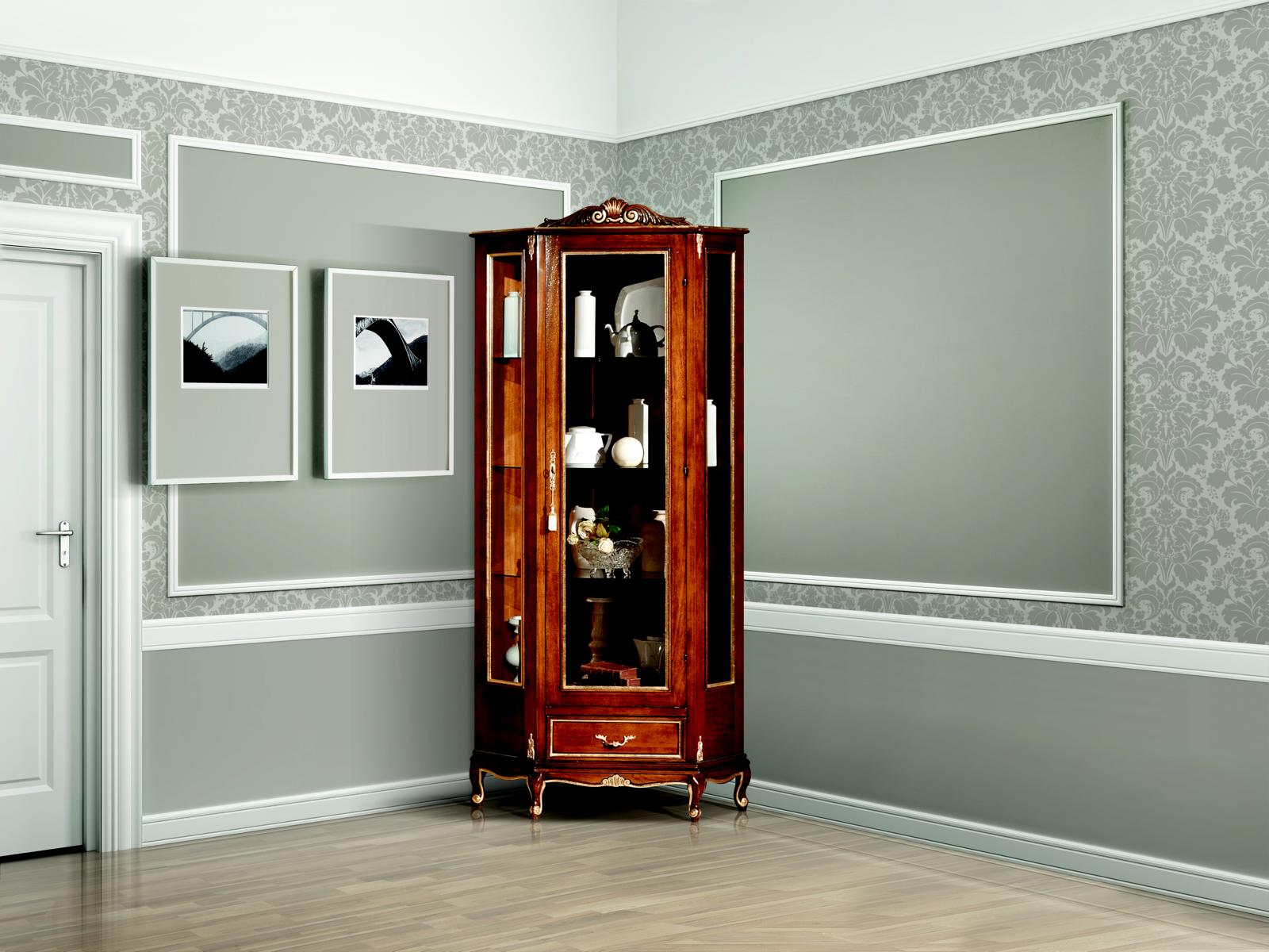 Eckvitrine Schrank Design Vitrine Schränke Designer Möbel Italienische Möbel Regale Regal