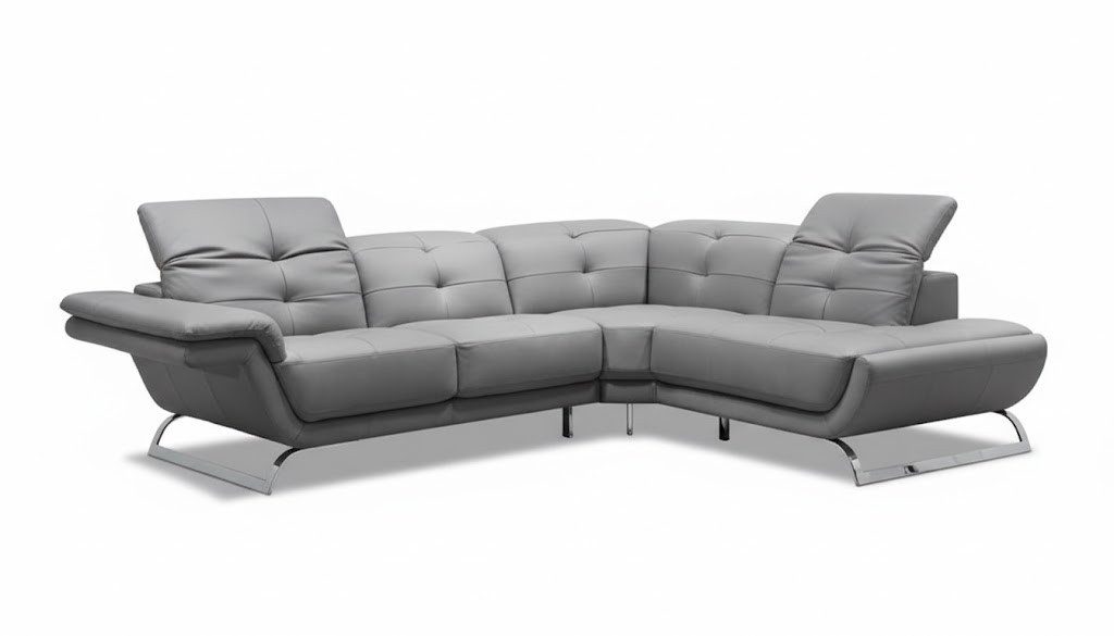 Multifunktion Couch Ecksofa Medien Sofa Couch Ledersofa Wohnlandschaft Sofort