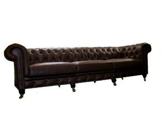 Chesterfield XXL Big Sofa 275cm 5 Sitz Polster Garnitur Couch Designer