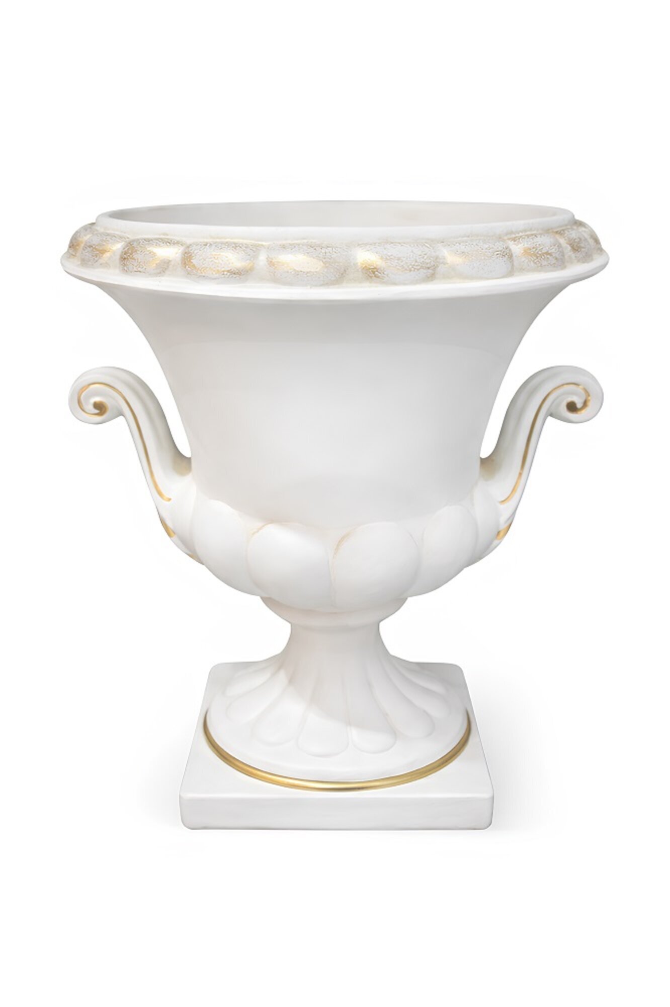 XXL Design Blumen Topf Dekoration Vase Vasen Handarbeit Deko Kelch Pokal Sofort