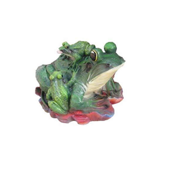 abstrakte Skulptur Frosch Dekoration Figur Kunststoff Deko Statue