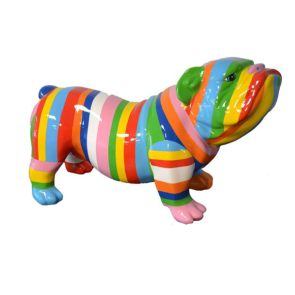 Moderne Skulptur Abstrakte Dekoration Figur Statuen Hund Neu 55 cm