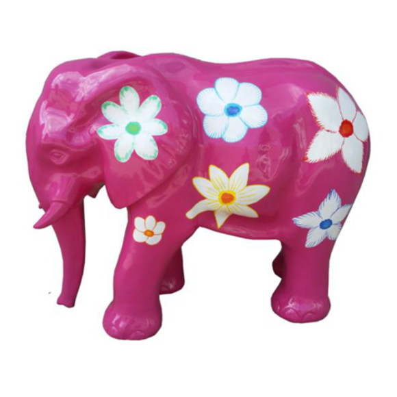 Moderne Dekoration Skulptur Elefant Figur Kunststoff Statuen Deko