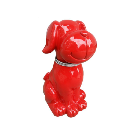 Moderne Skulptur Abstrakte Dekoration Figur Deko Statuen Bunt Hund Neu