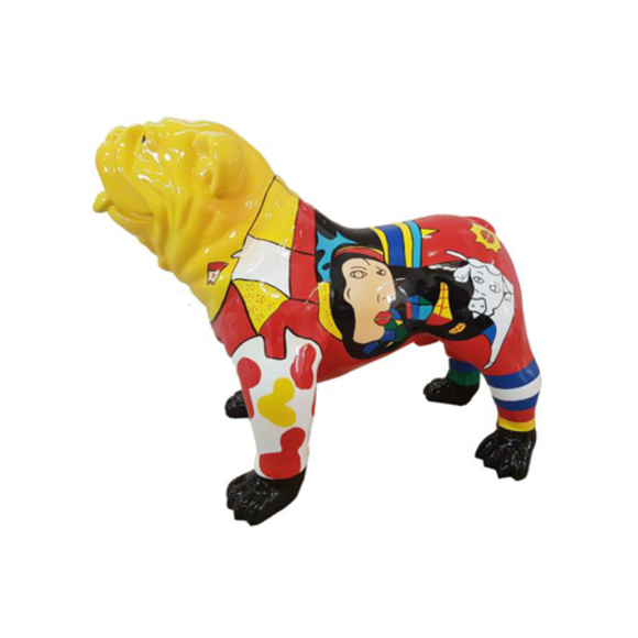 Abstrakte Figur Statue Dekoration Design Skulptur Dekorative Hund Garten