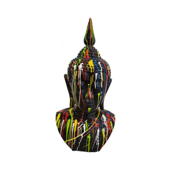 Modern Skulptur Buddha Malaysia Kunststoff Dekorative Figur Garten