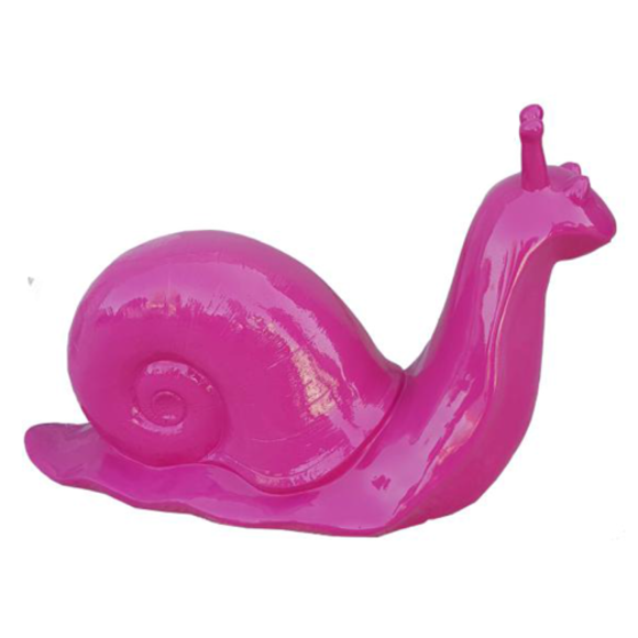 Design Dekoration Figur Schnecke aus Kunststoff Garten Skulptur