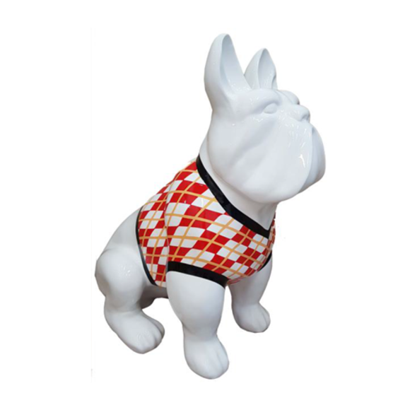 Design Dekoration Figur Abstrakt Hund aus Kunststoff Garten Skulptur Statuen