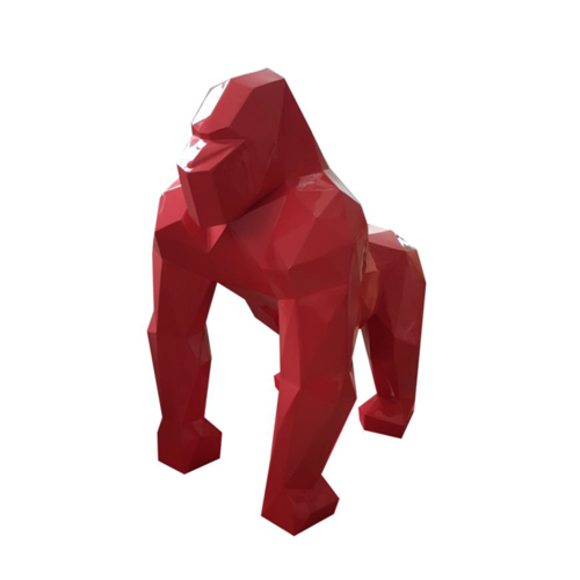 Moderne Gorilla Skulptur Dekorative Figur Garten Designer Statuen Neu