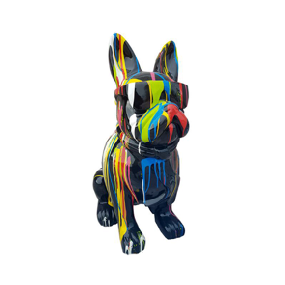 Dekoration Design Figur Hund aus Kunststoff Abstrakt Garten Skulptur Statuen