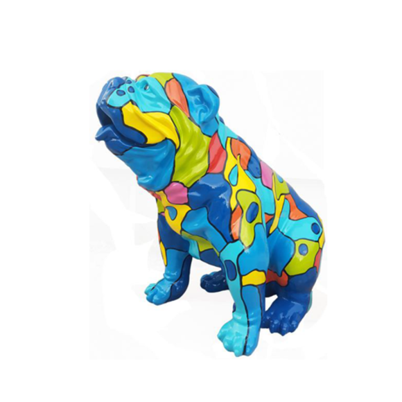 Dekoration Design Figur Hund aus Kunststoff Garten Abstrakt Skulptur Statuen