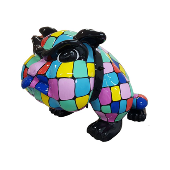 Design Dekoration Figur Hund Kunststoff Garten Skulptur Abstrakt Statuen